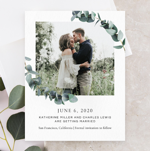 Save-the-dates and Invitations from Zola.com