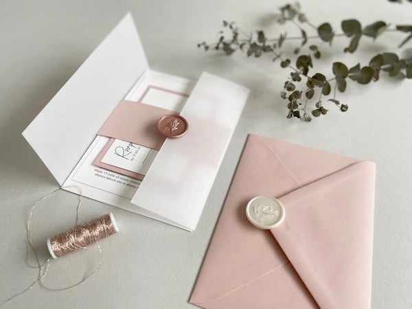 Blush invitation