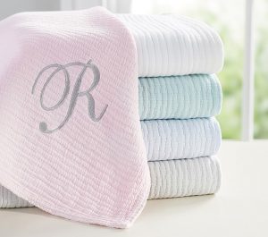 Monogrammed Baby Shower Gifts | Baby Blanket