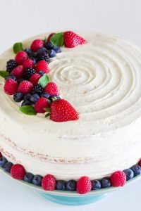 Berry Chantilly Cake for Bridal Shower