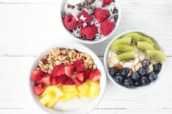 Yogurt Bar for Bridal Shower