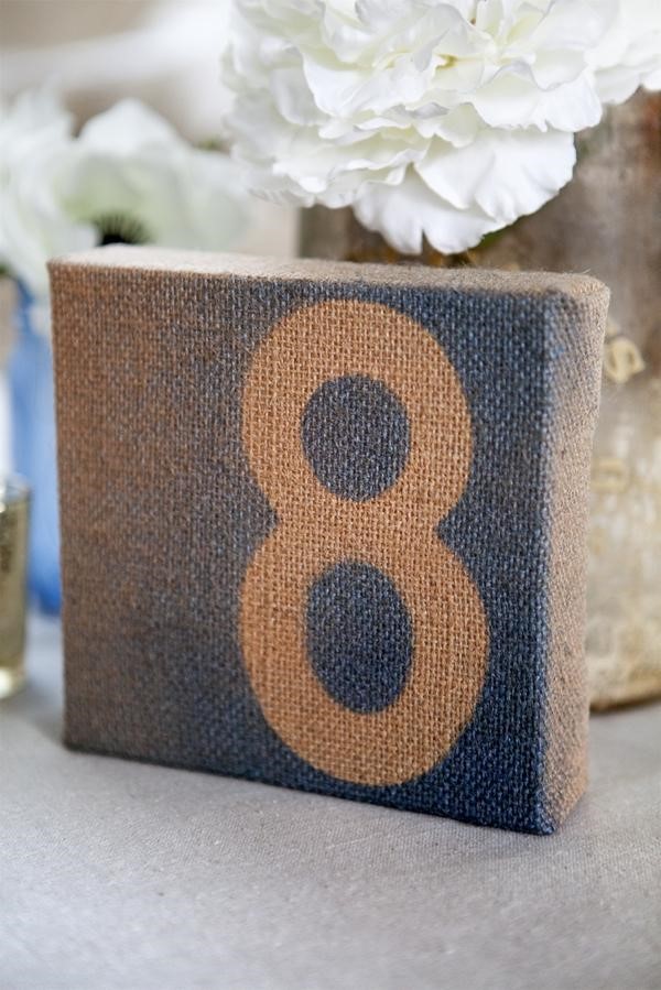 DIY table number