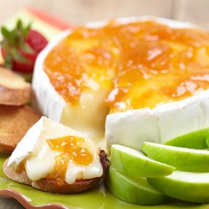 Brie and Apricot Jam