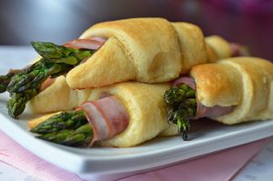 Ham and Asparagus Roll Up