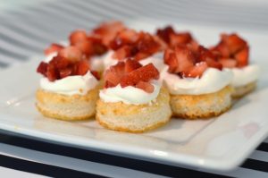 Dessert Tasting Bridal Shower Menu - Strawberry Shortcake