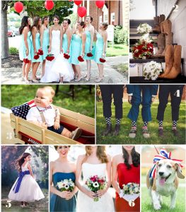 Fourth of July Wedding Inspiration: The Attendants