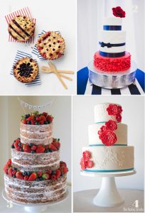 Fourth of July Wedding Inspiration: The Cake
