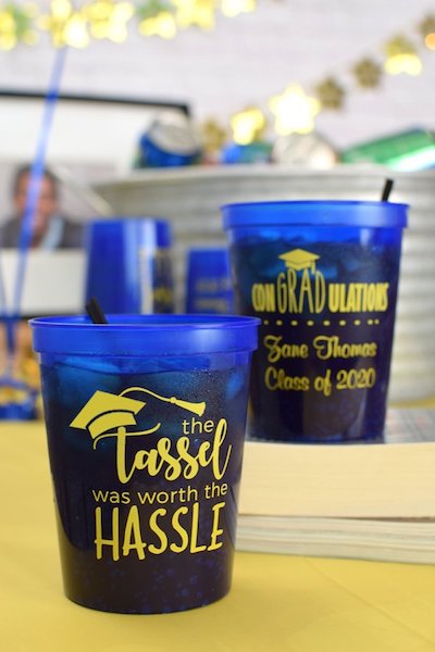 graduation party cups