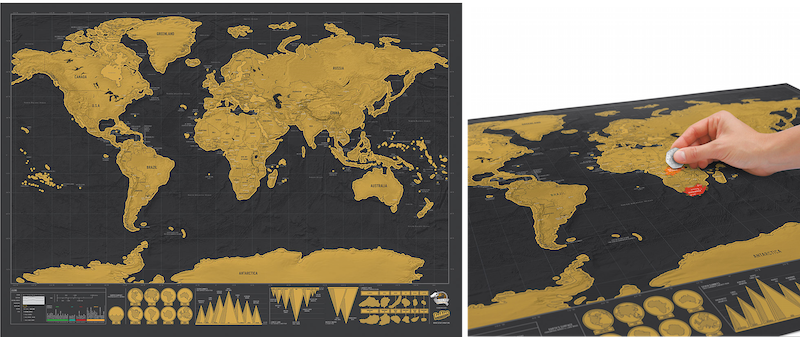  Father’s Day Gifts We Love: Scratch Map Deluxe