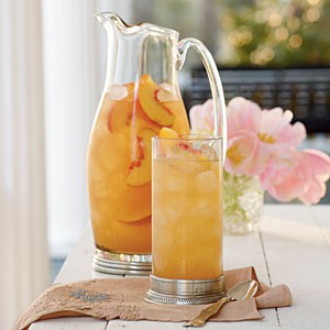 Cool and Easy Summer Baby Shower Menu - Summer Peach Tea Punch