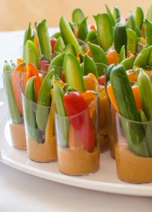 Cool and Easy Summer Baby Shower Menu - Veggie Cups