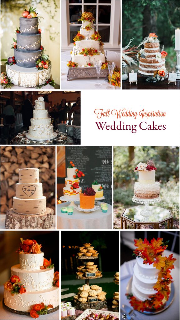 Gorgeous Fall Wedding Inspiration: Wedding Cakes | RegistryFinder.com