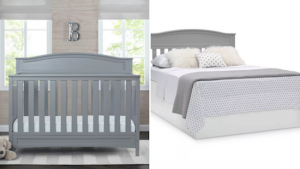 Budget Friendly Nursery | Delta 4 in 1 Convertible Crib