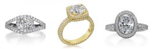 Pop the Question with a Ring She’ll Love | Top Engagement Ring Styles: Rings with a Glittering Halo | RegistryFinder.com