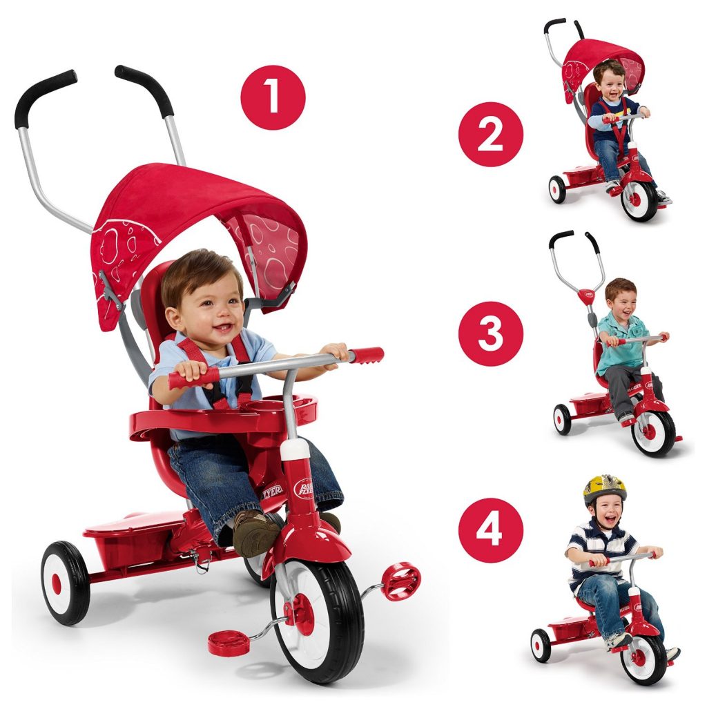 The Best of Amazon Mom Picks for Holiday Gifts: Radio Flyer 4-in-1 Trike | RegistryFinder.com