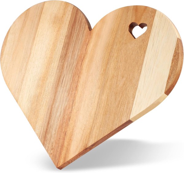 heart cutting board