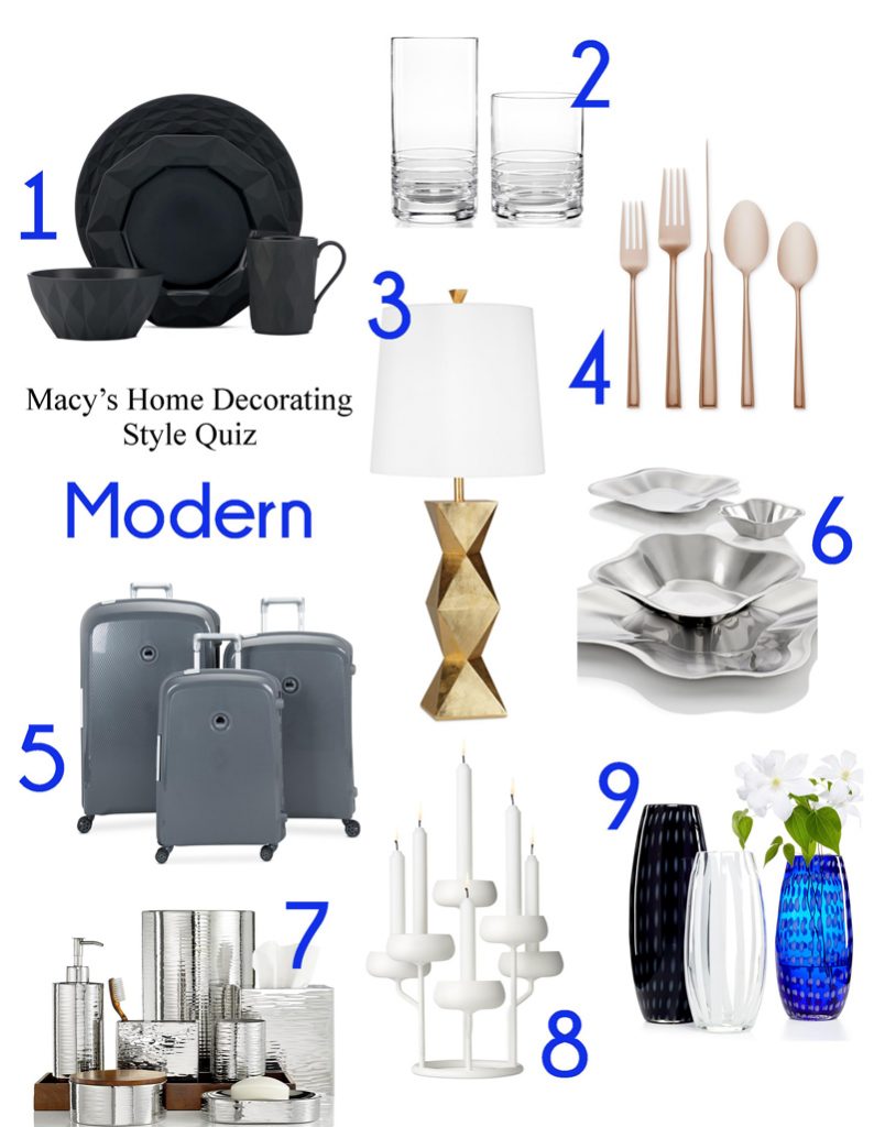 What’s Your Home Decorating Style? Take Macy’s Home Decorating Quiz! | Modern Home Décor | from RegistryFinder.com