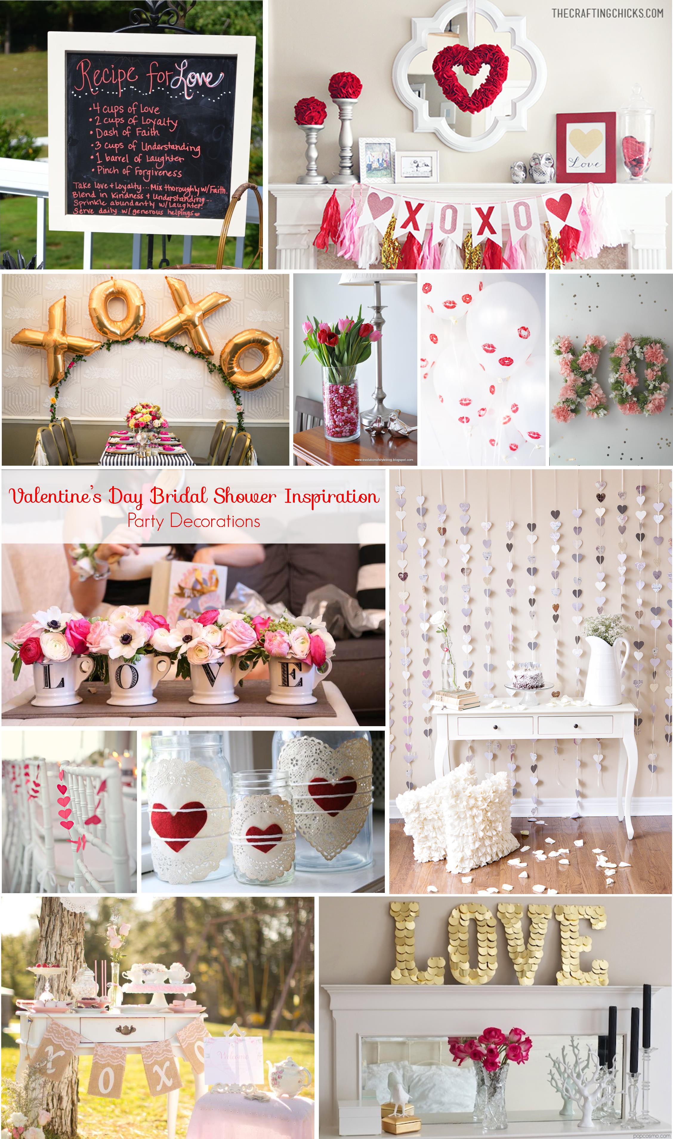 Valentine’s Day Bridal Shower Inspiration: Shower Decorations | RegistryFinder.com