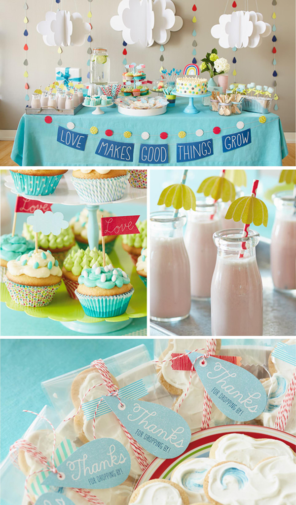 Spring baby discount boy shower themes