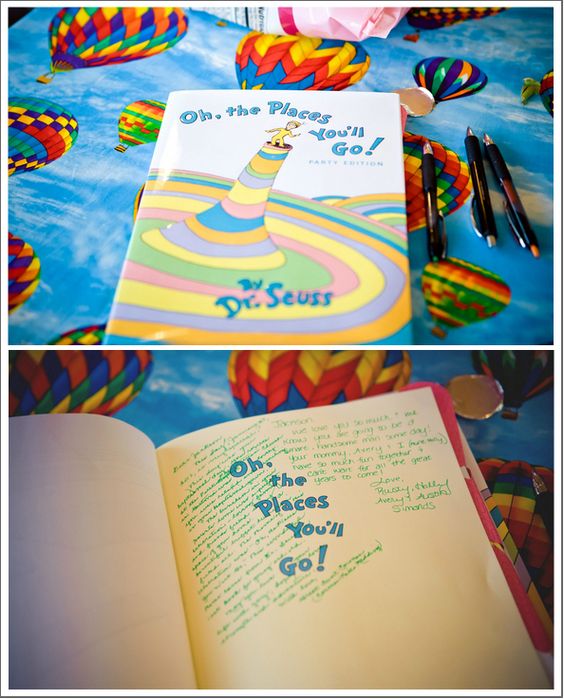 Unique Gifts for the Grad | Dr. Seuss Guest Book