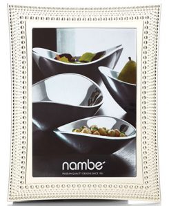 Nambe Beaded 5" x 7" Frame