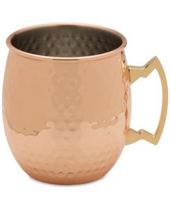Towle Modernist Copper-Plated Moscow Mule Hammered Mug