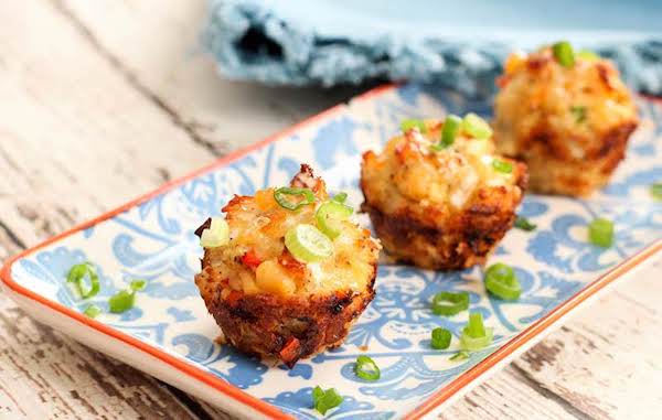 Baked Crab Cake Poppers Recipe 