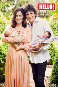 Ronnie and Sally Wood with twin daughters