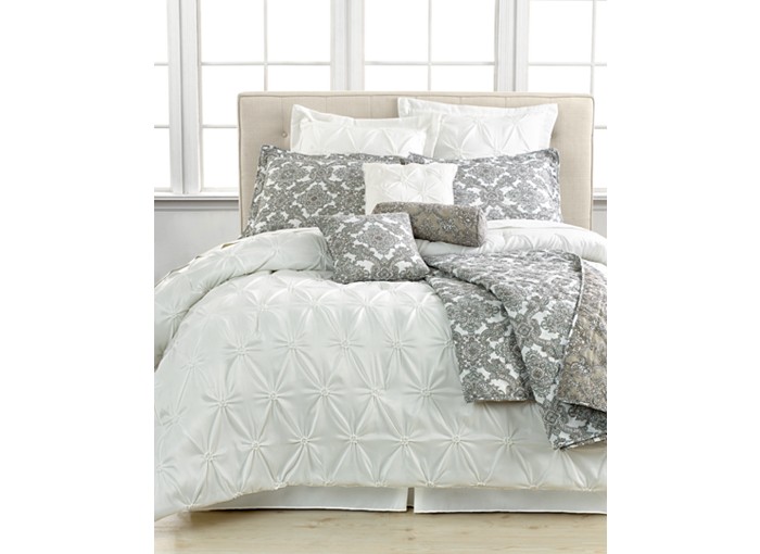 Jasmine White 10 Piece Comforter Sets 