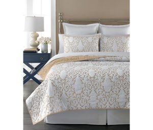 Martha Stewart Collection Chateau Latte Quilts, Only at Macy's