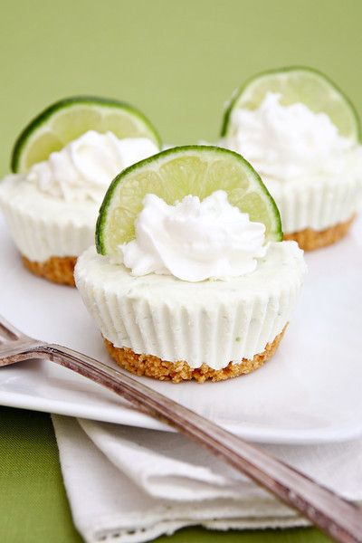 Mini No-Bake Key Lime Pies