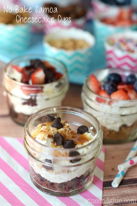 No-Bake Cheesecake Bar for a Bridal or Baby Shower