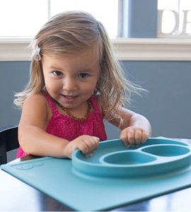 ezpz “Happy Mat” Silicone Feeding Mat