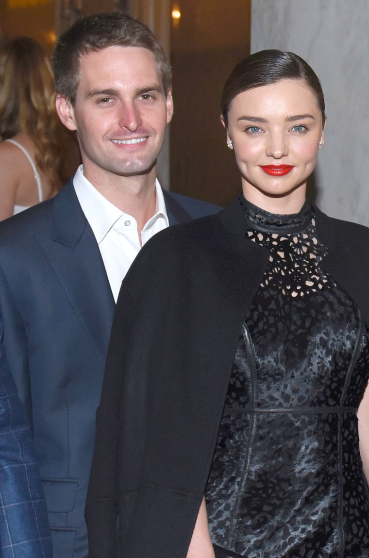 Miranda Kerr and Evan Spiegel