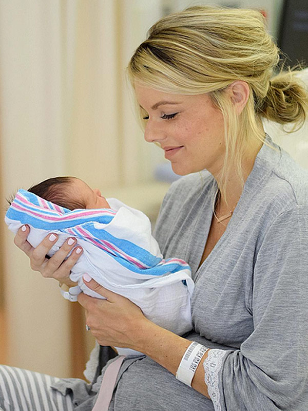 Bachelorette Ali Fedotowsky and newborn daughter Molly Sullivan Manno