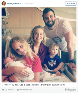Emily Maynard Welcomes Baby #3