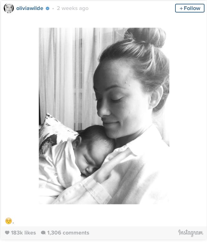  Take Olivia Wilde and Jason Sudeikis, who welcomed their second baby, Daisy Jospehine, on October 11th.