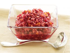 Light and Healthy Thanksgiving Sides and Desserts | Fresh Cranberry, Apple and Orange Relish