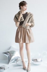 silky-smooth faux fur capelet