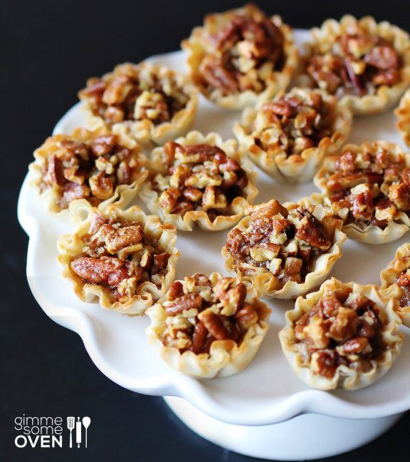 Light and Healthy Thanksgiving Sides and Desserts | Easy Mini Pecan Tarts