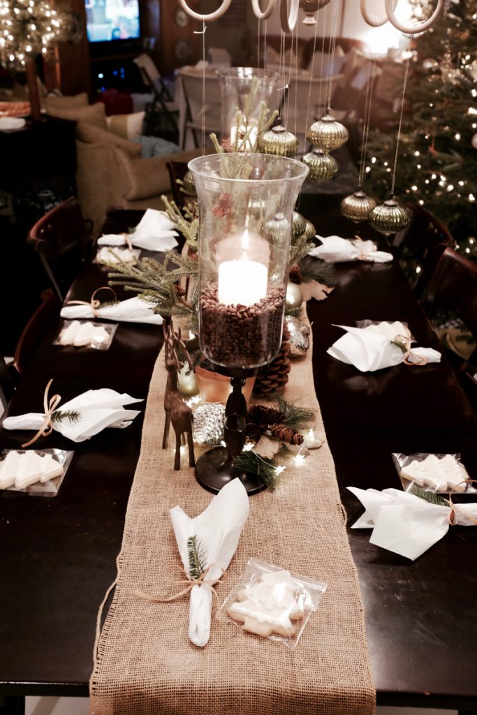 Winter Bridal Shower Tablescape | Holiday Centerpiece | Christmas Table Decorations