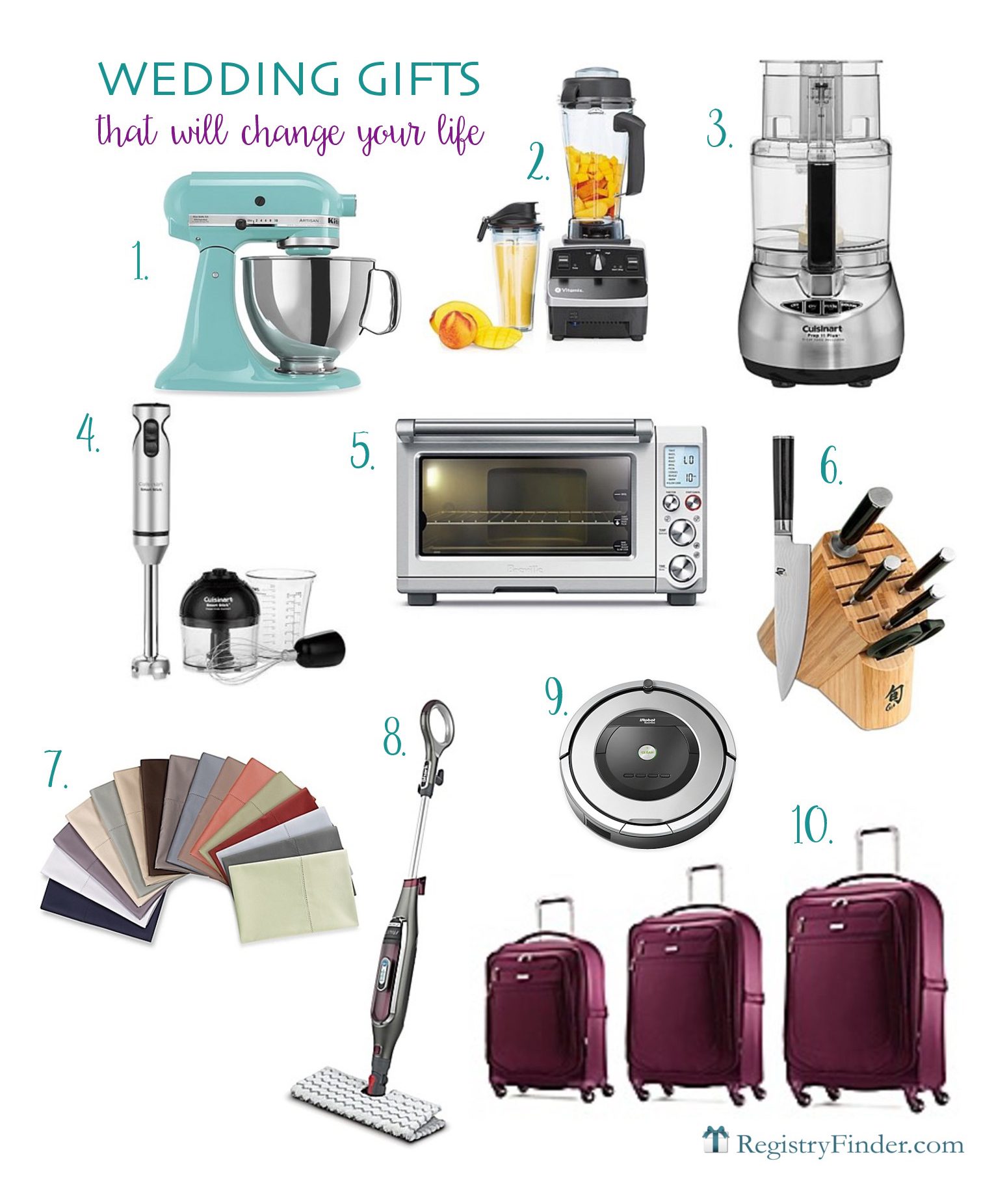 The 65 Best Wedding Registry Ideas for 2024 - Joy