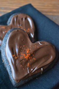 Smoldering Heart Chocolate Cookies | Entertaining Recipes | Valentine's Day Dinner