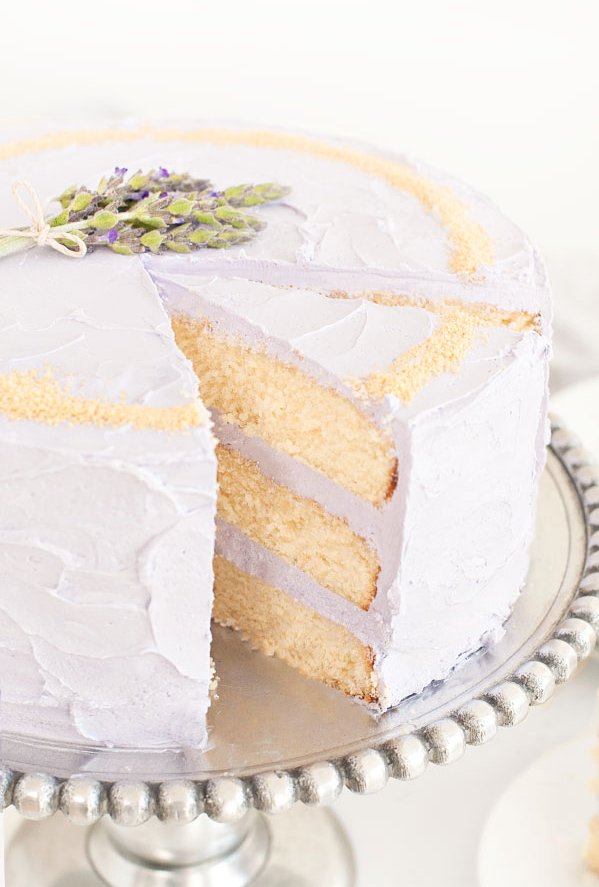 Honey Lavender Cake | Spring Bridal Shower and Baby Shower Menu | RegistryFinder.com