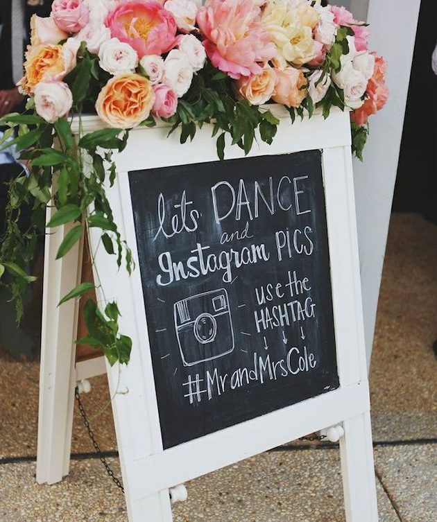 Wedding Hashtag Ideas | How to Use a Wedding Hashtag | Chalkboard Wedding Signs