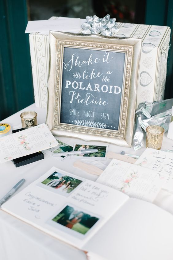 Wedding Poloroids | Poloroid Guest Book | Unique Guest Book Ideas | Creative Weddings