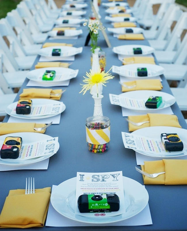 You can even customize the photo scavenger hunt concept for the kids’ table! 