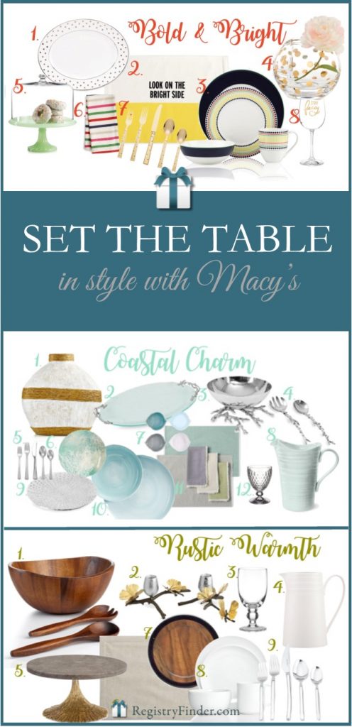 Set the Table in Style with Macy's | RegistryFinder.com