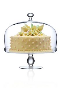 Wedding Registries at Belk | Luigi Bormioli Footed Cake Plate | Glass Dome Cake Plate