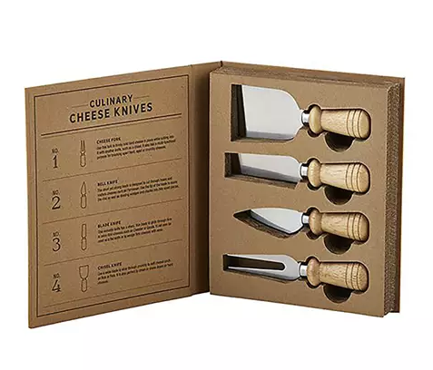 Santa Barbara Design Studio Book Cheese Knives 